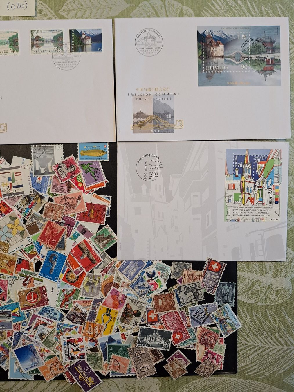 Tutti i francobolli: CH: 400 VERSCHIEDENE GESTEMPELTE (020) – Usato da Genolier venduto da Antoine30 3