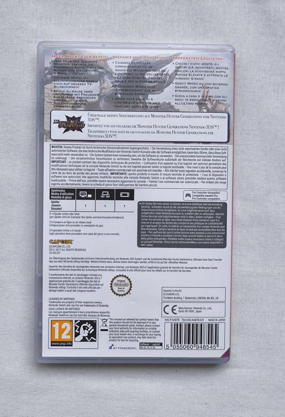 Nintendo Jeux: Nintendo Switch Monster Hunter Generation Ultimate  – D'occasion à St-Prex par Deetouch 2
