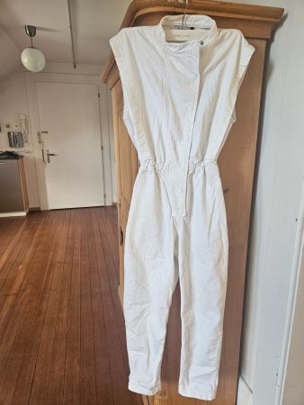 Jeans Overall Jumpsuit Weiss Grösse M ( 36) WIE NEU