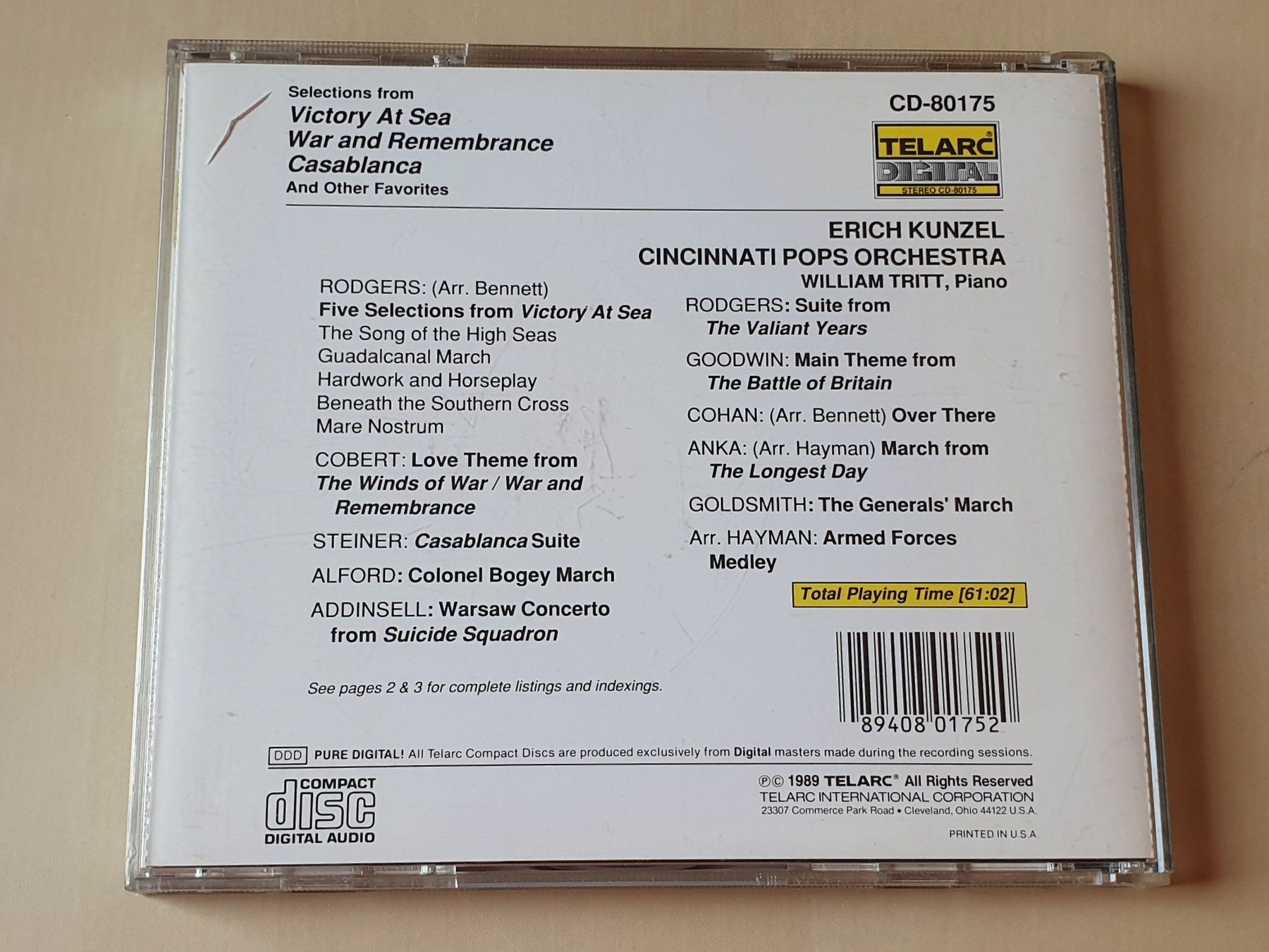 CD: Victory At Sea – Usato da Stansstad venduto da collectorsshop 1