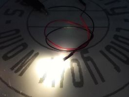 Flachkopf-LED 5mm verkabelt 12V DC, warm