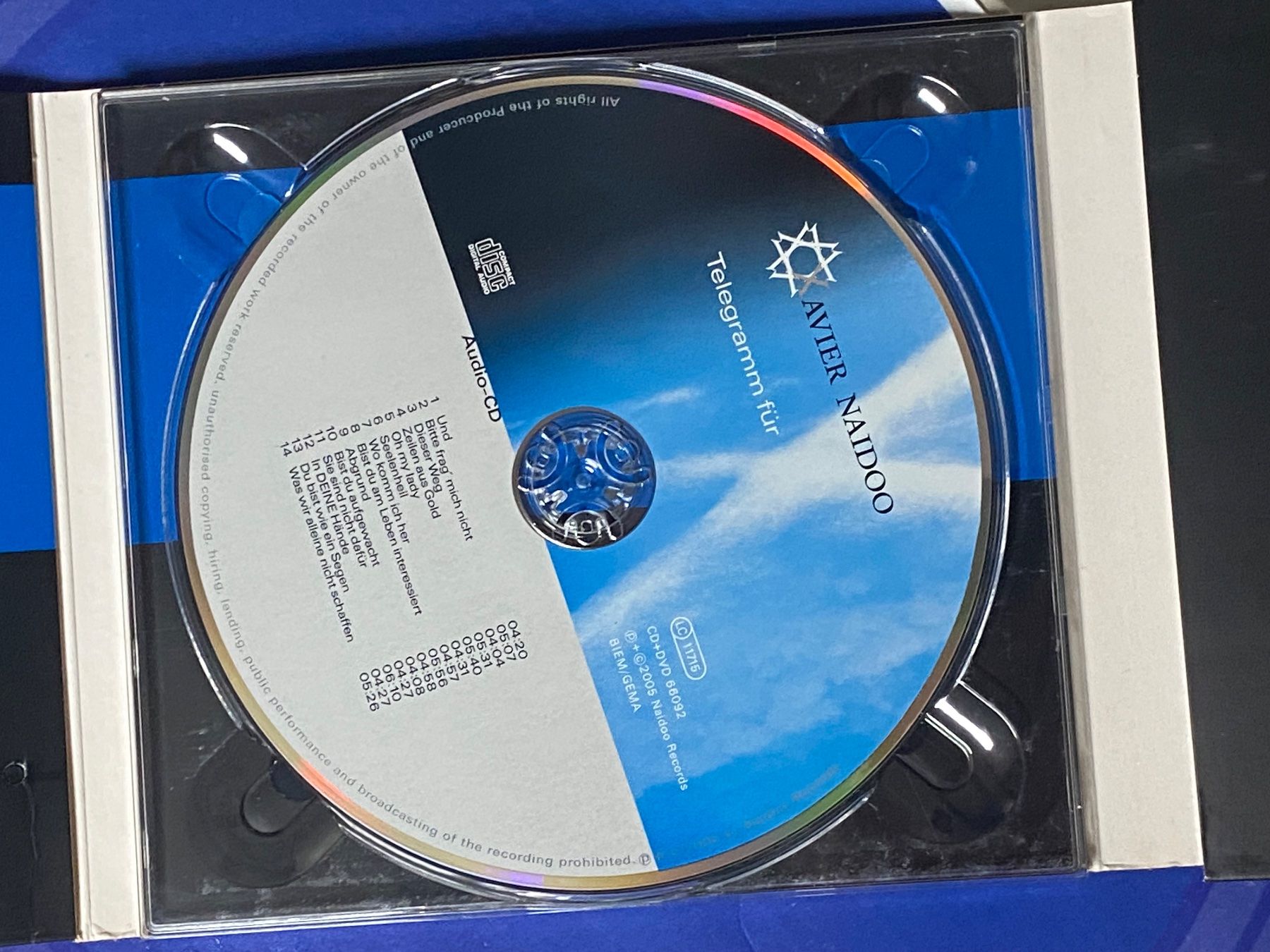 CDs: Xavier Naidoo CD/DVD – Gebraucht aus Muri b. Bern von AdidasCollector 2