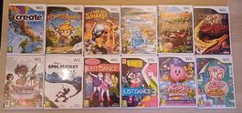 Je vends mes anciens jeux Wii