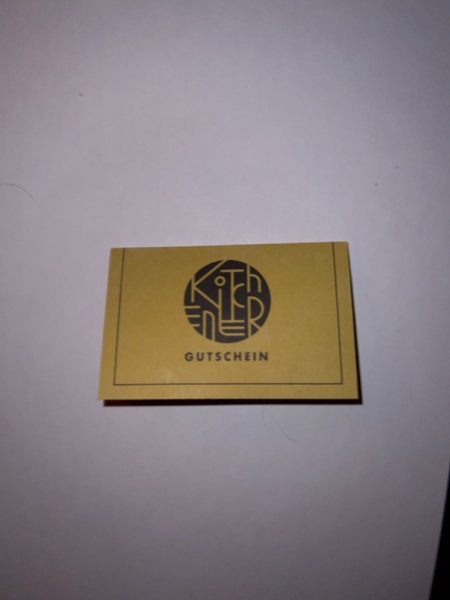 Gutscheine: 100.- Gutschein Kitchener – Neu (gemäss Beschreibung) aus Galmiz von Jer_8cwd