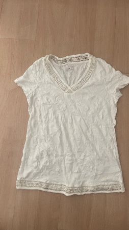 Damen T-Shirt Weiss Grösse L Tom Tailor