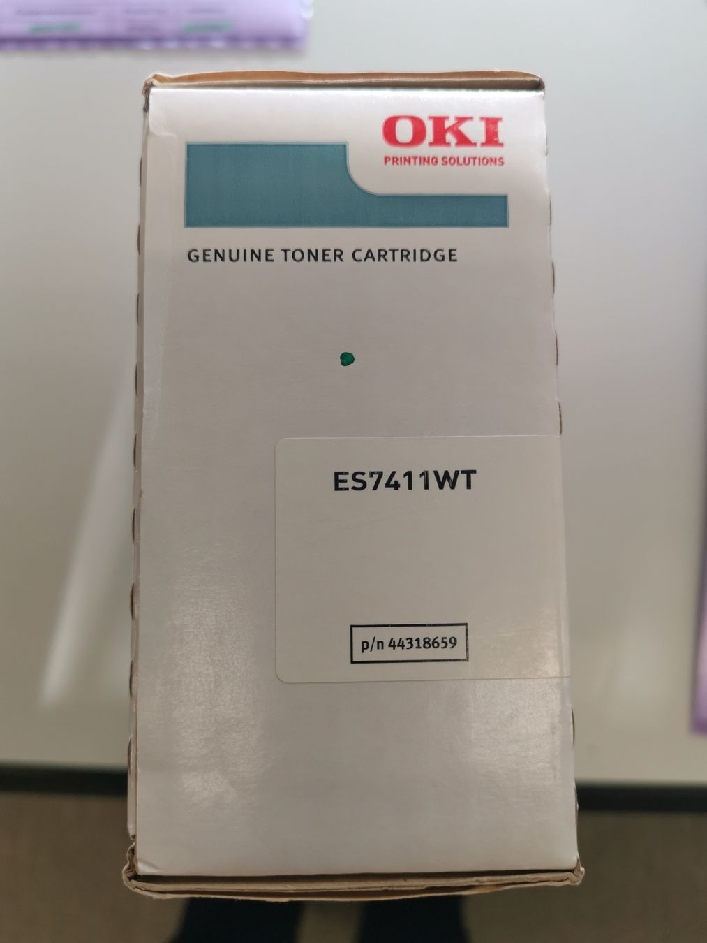 Oki Cartucce per stampanti & toner: Oki es7411wt withe Toner Weiss 44318659 – Nuovo e nell'imballaggio originale da Remigen venduto da Kelias
