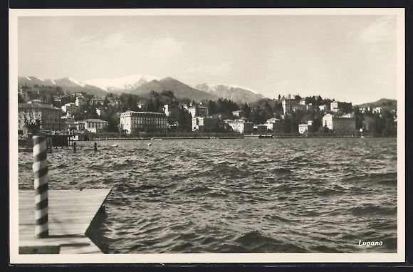 Ansichtskarten: AK Lugano, Panorama – Gebraucht aus Berlin von bartko-reher