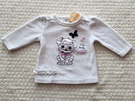 Baby-Pullover weiss