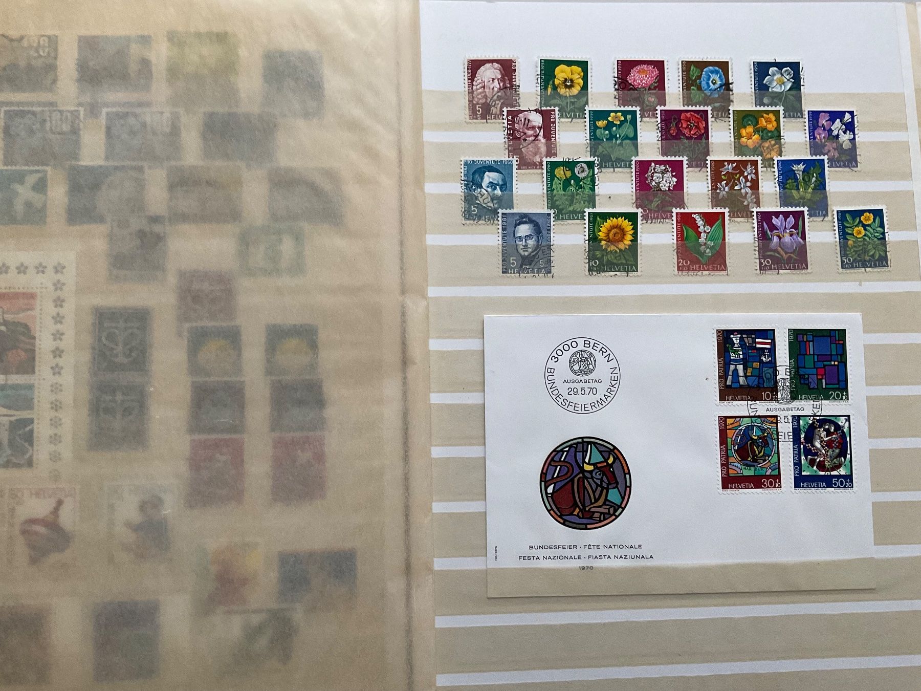 Tutti i francobolli: Schweiz-Briefmarkenalbum – Usato da Bottighofen venduto da onyx42 3