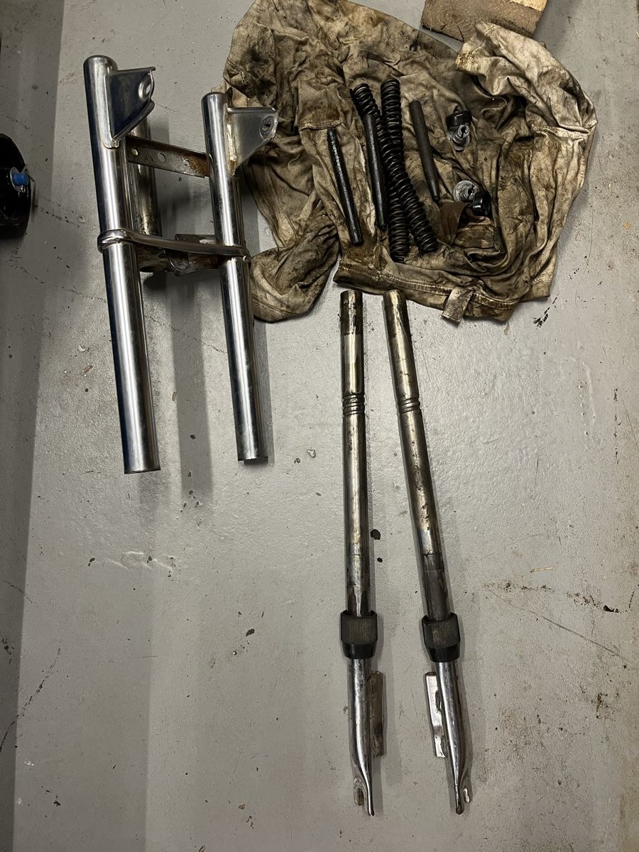 Puch Mofa-Ersatzteile: Puch Original Gabel – Defekt aus Wegenstetten von mcfly321