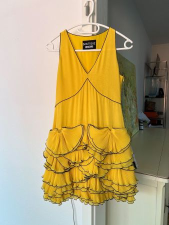Moschino yellow dress (S/M) wedding/cocktail