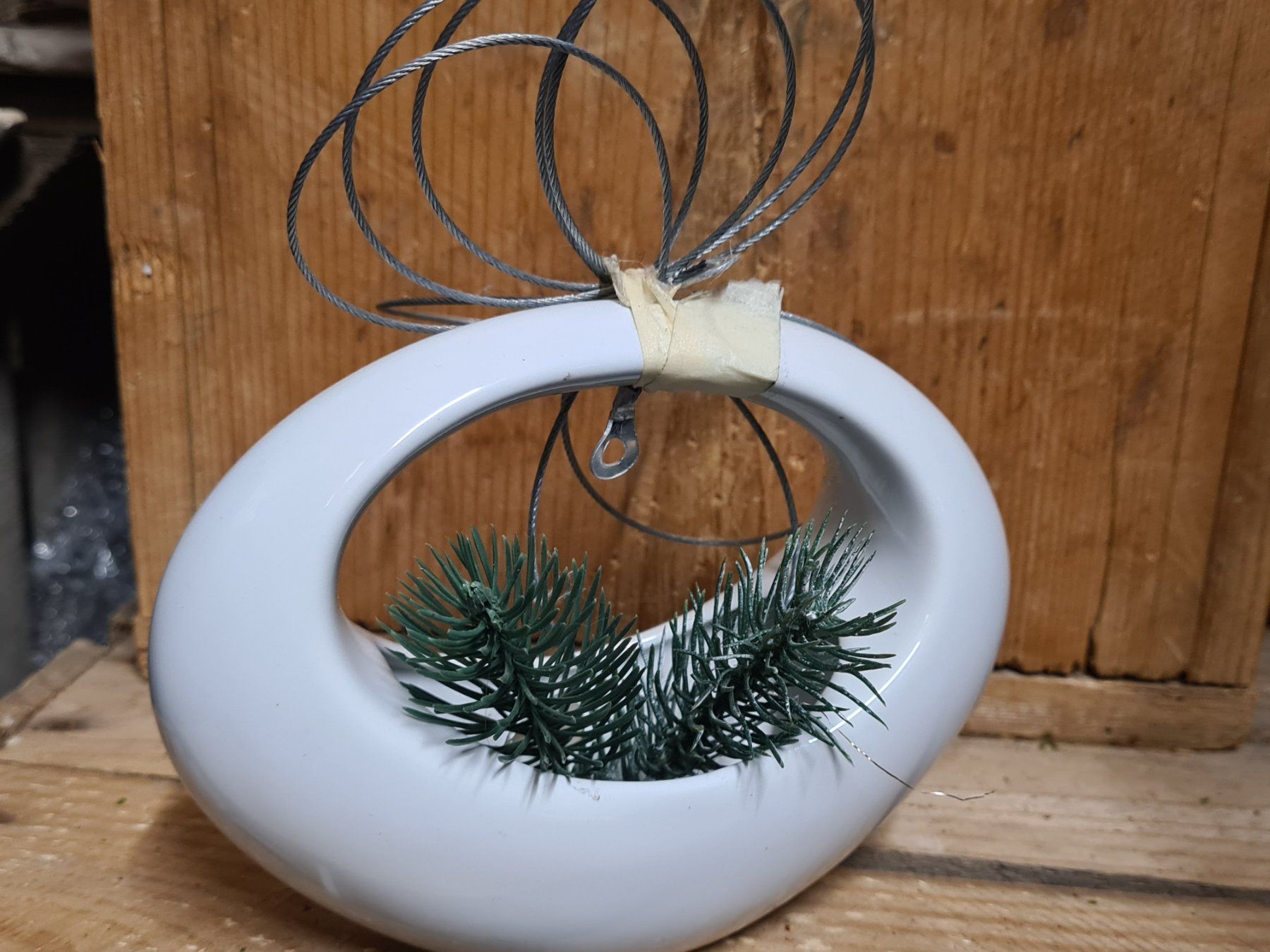 Vasi per fiori: Keramik Hänge Blumentopf, B15xH11 cm – Usato da Amriswil venduto da kleindeko 1