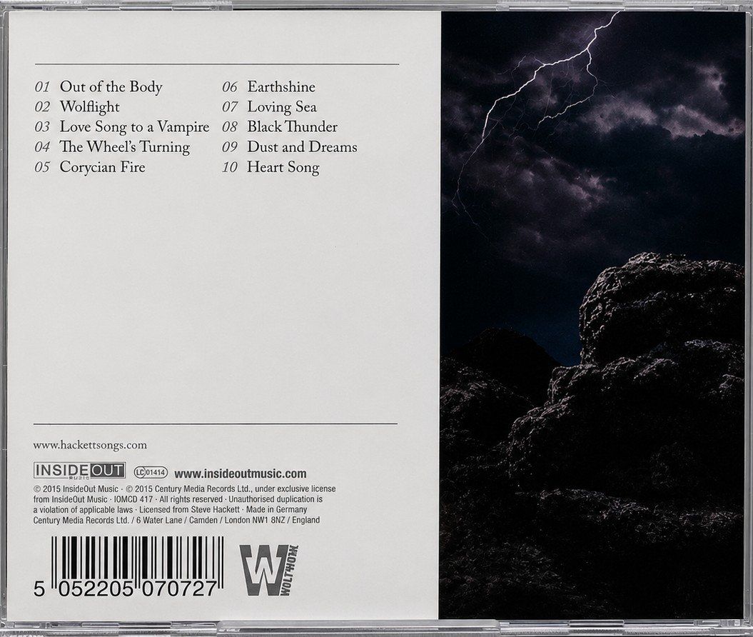 CDs: CD Steve Hackett, "Wolflight", Nr. 137 – Neu und originalverpackt aus Kottwil von Crazyrolf 1