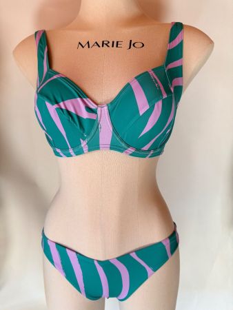 TRIUMPH, Bikini SUMMER Mix & Match, Grösse 38D/38, Grün/Lila