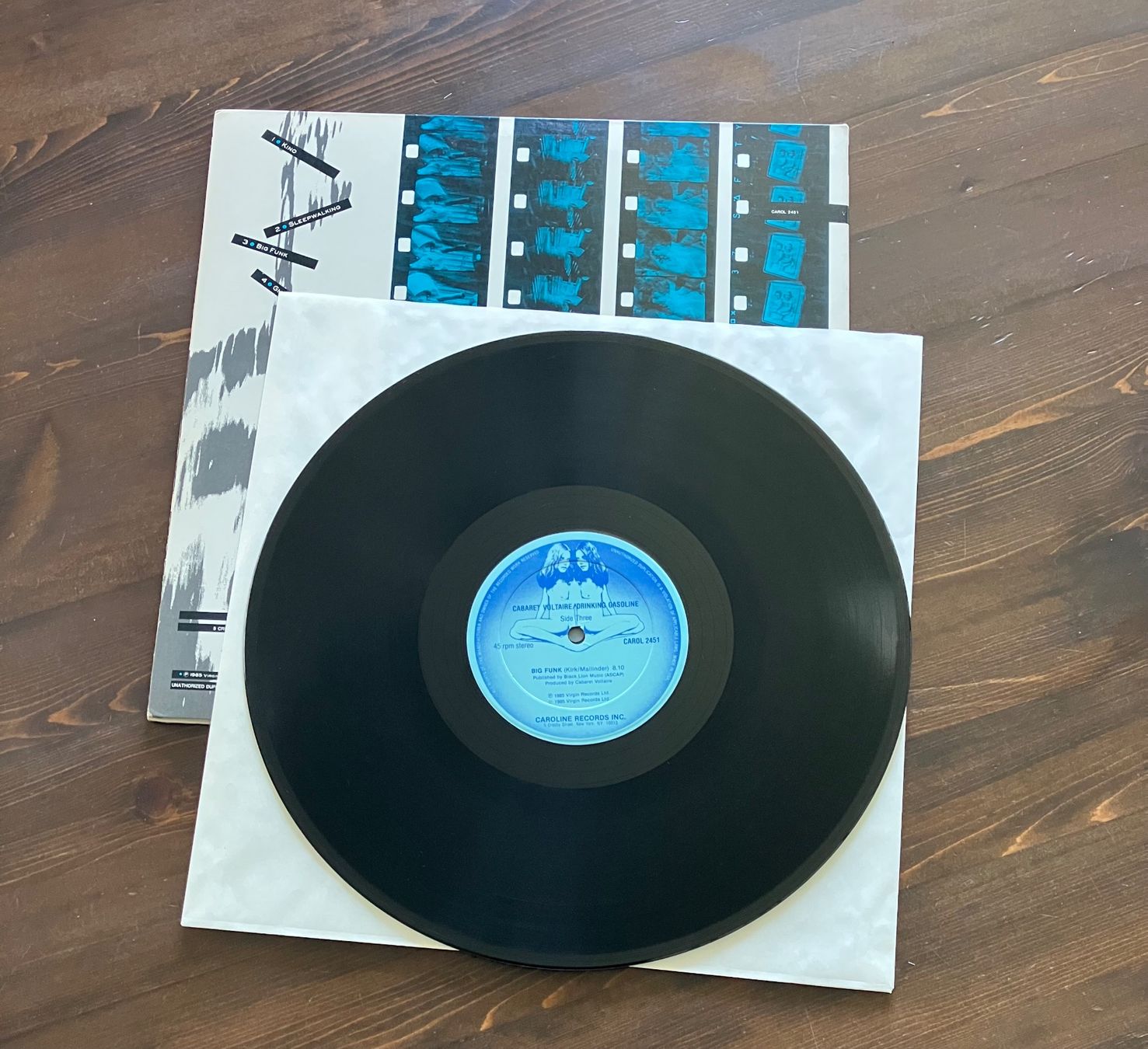 Dischi in vinile: CABARET VOLTAIRE - DRINKING GASOLINE – Usato da steffisburg venduto da Dstauffer 5