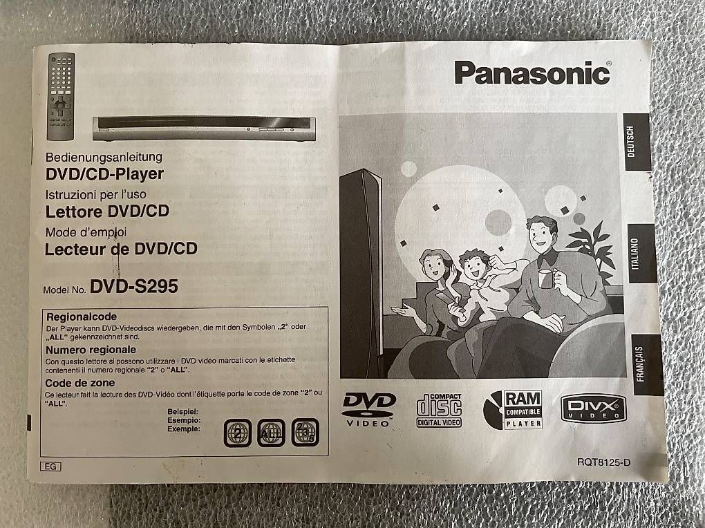 Tutti i DVDs: Panasonic DVD S295 – Usato da Meilen venduto da enzian022 1