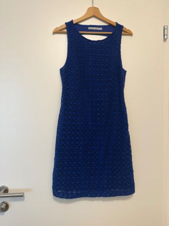 Zara - Kleid blau mit schönem Rücken - L - guter Zustand
