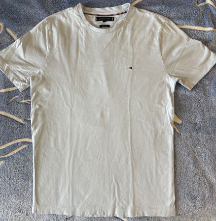 TOMMY HILFIGER Herren T-Shirt, hellblau, Grösse S