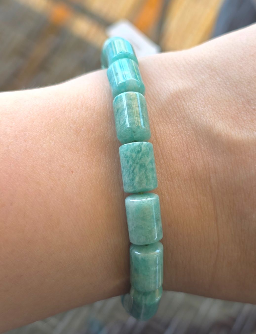 Mineralien & Heilsteine: 💚 Amazonit Sommerarmband ✨ Nr C – Neu und originalverpackt aus Matzingen von Shay_Crystalz