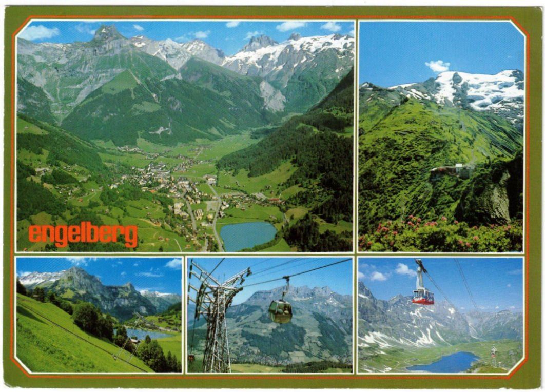 Ansichtskarten: Engelberg - 5 Bild AK – Gebraucht aus Binningen von Mountainrider