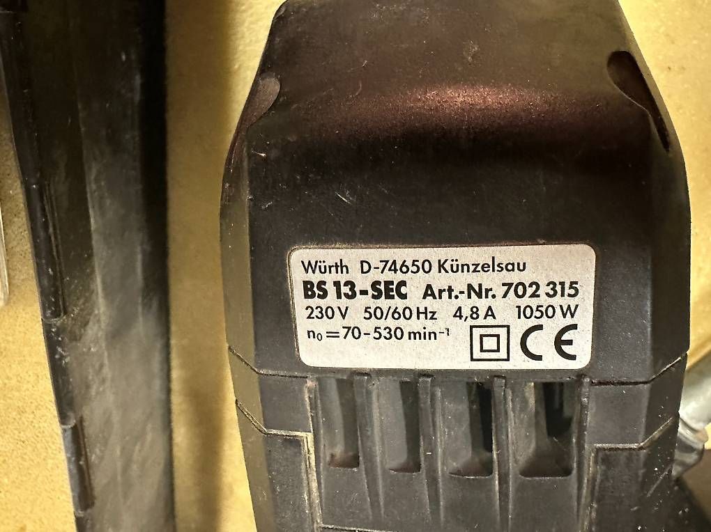 Bohrmaschinen: Würth BS 13 SEC  Profi Bohrmachine – Gebraucht aus Münchenstein von Vorsorge 1