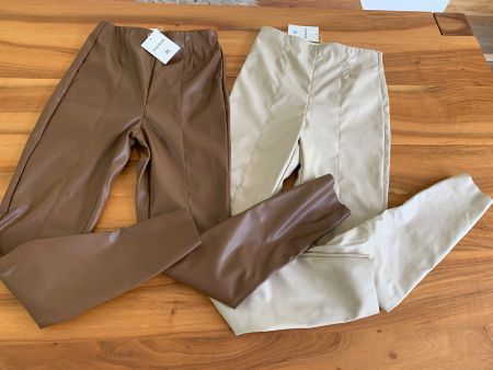 PEAOFBLRD 2 Kunstleder Leggings gefüttert Gr. XS **NEU**