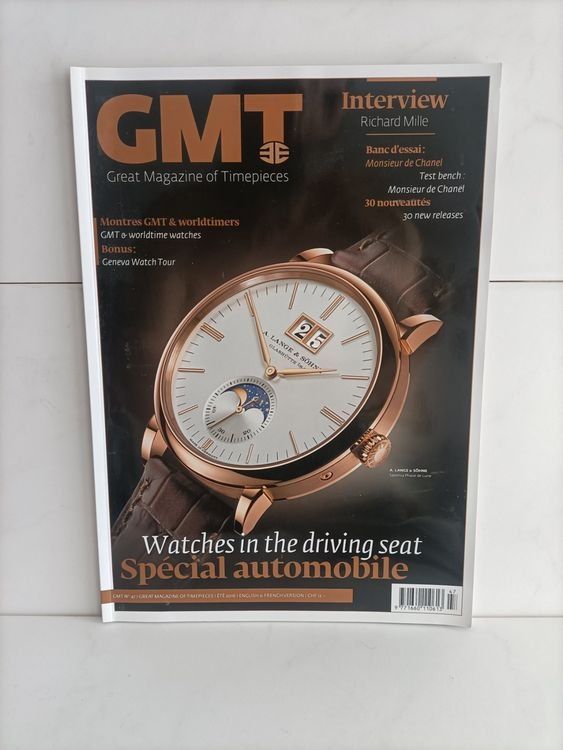magazine montre GMT 47 Great Magazine of Timepieces Eté 2016 | Kaufen ...