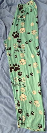 Pyjamahose Hundemotiv mint Grösse L