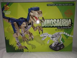 Panlos Dinosaura Velociraptor (Klemmbau-, Noppensteine)
