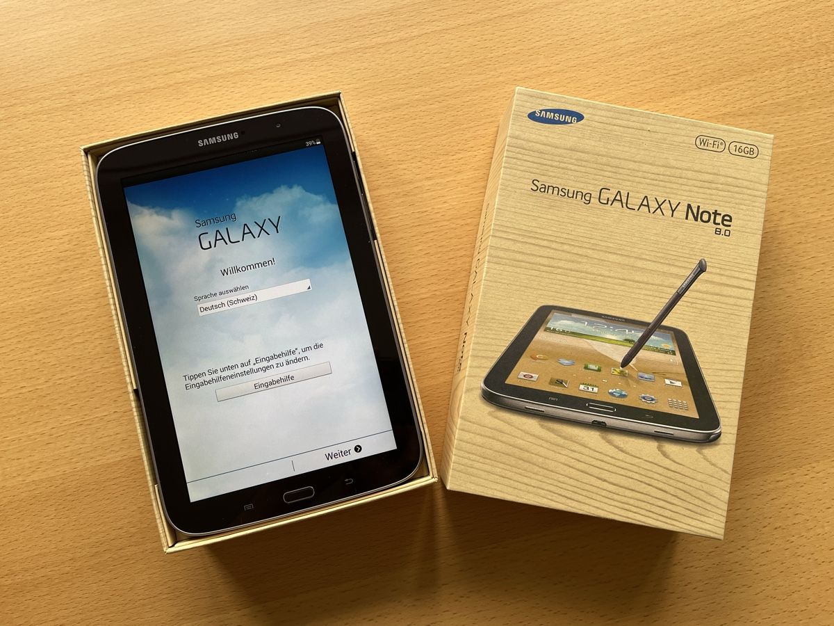 Samsung Tablet PC: Samsung Galaxy Note 8.0 Tablet – Gebraucht aus Dielsdorf von RetroMeister