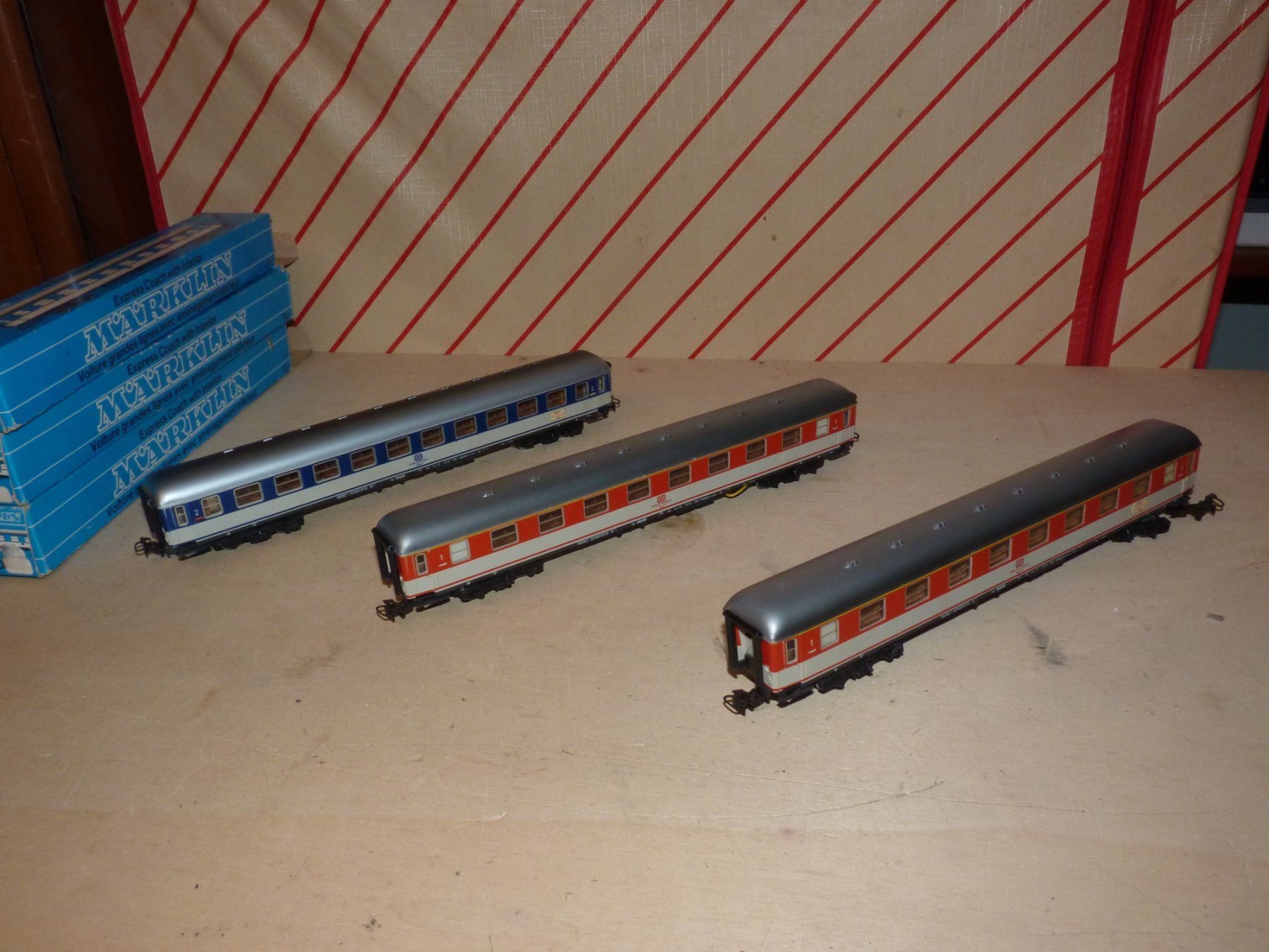 Märklin Modellini di ferrovie: Personenzug der DB Märklin   Spur H0 – Usato da Rudolfstetten venduto da Rrst1968 1