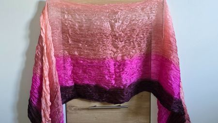 Silkroad Seidenschal - Crinkle - Knitterlook