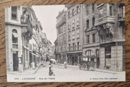 Lausanne, Rue de l'Halle 1912, n. Chur, z.Frieda Leuenberger