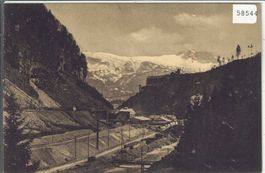 Kraftwerk Wäggithal - Staumauer in Schräh