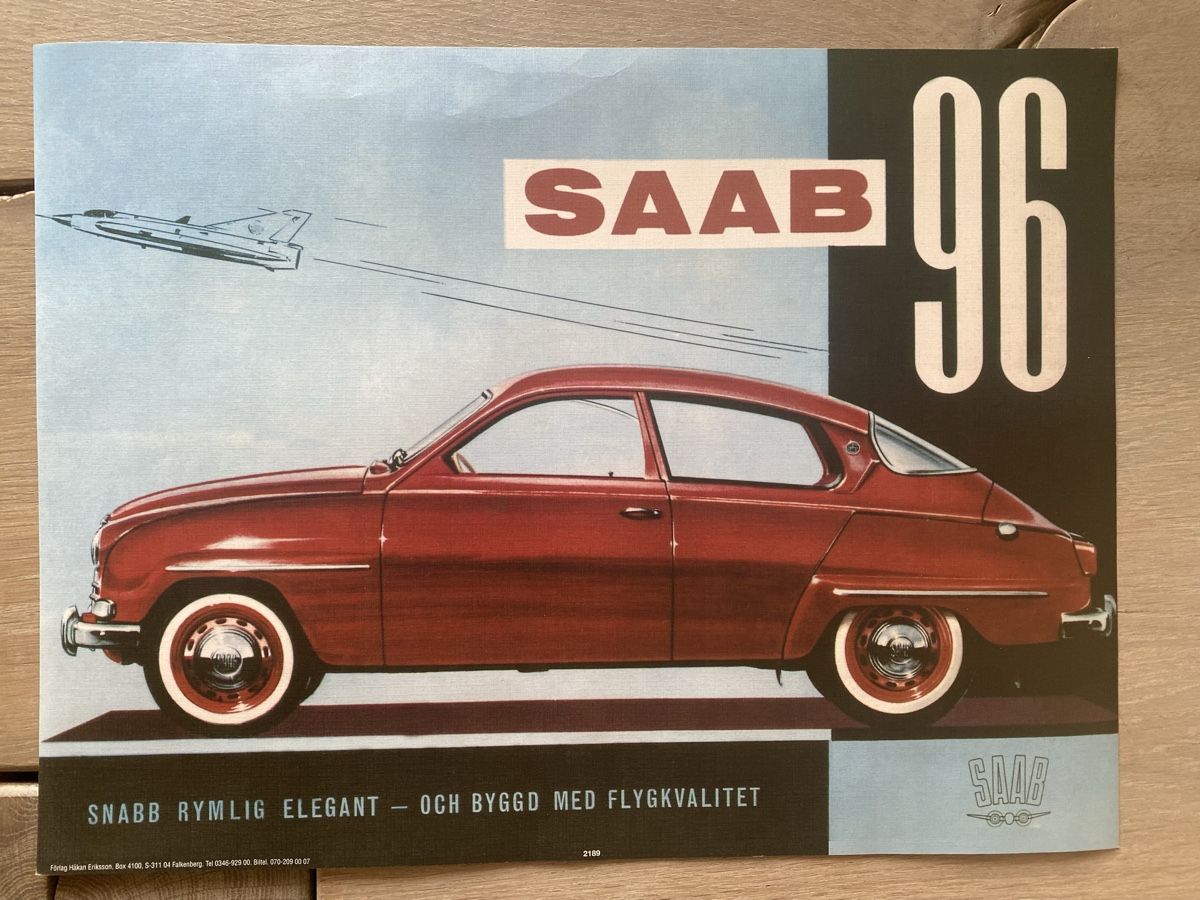 Poster & Bilder: Saab Posters 93 96 und Sport – Gebraucht aus Münchenbuchsee von orange67 2