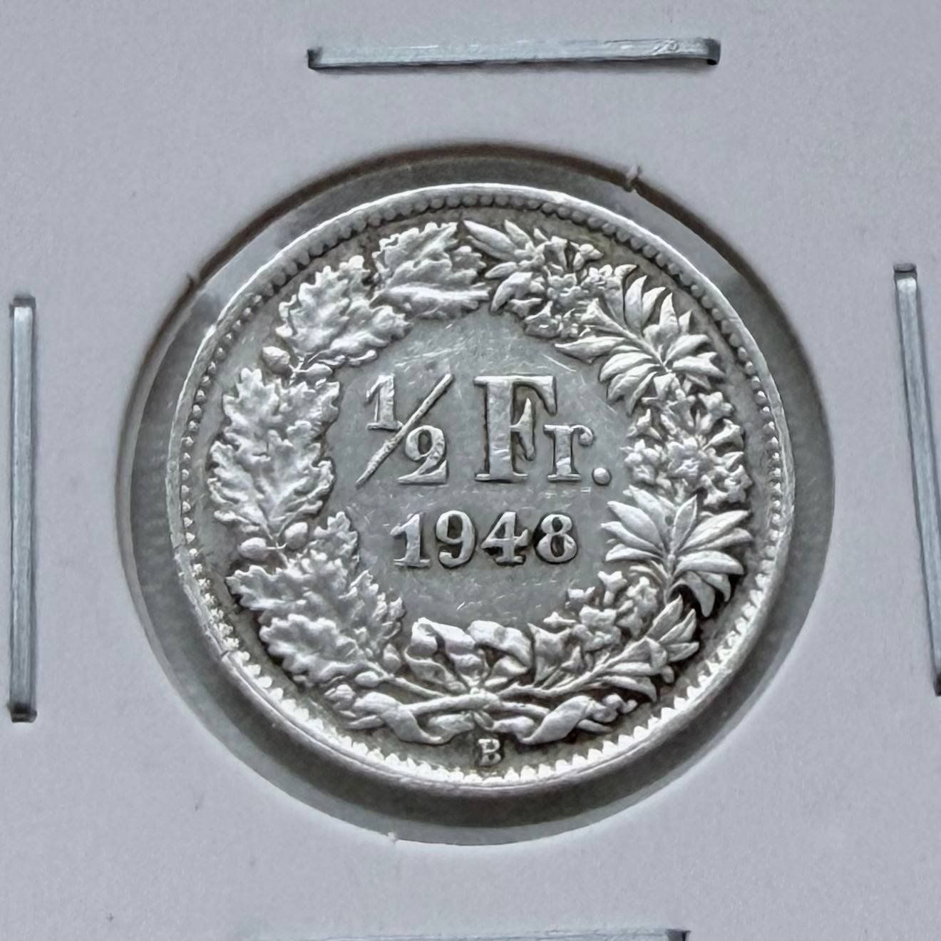 Tutti le monete: 1/2 Franken 1948 B Schweiz Silber – Usato da Sissach venduto da Valeriika 1