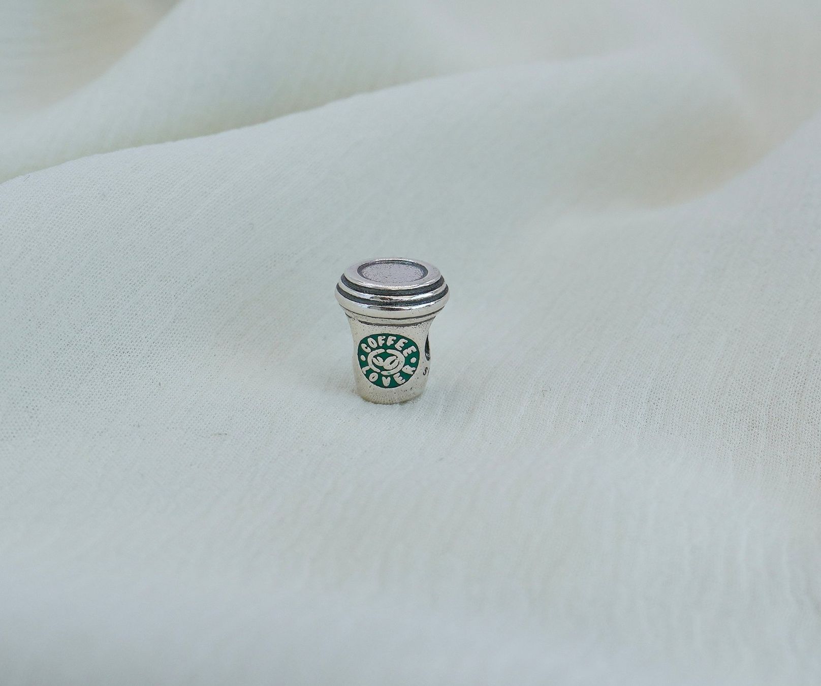 Ciondoli: Charm "Coffee lover" zu Pandora 925 Silber – Nuovo (secondo la descrizione) da Niederbüren venduto da Fidi5 2