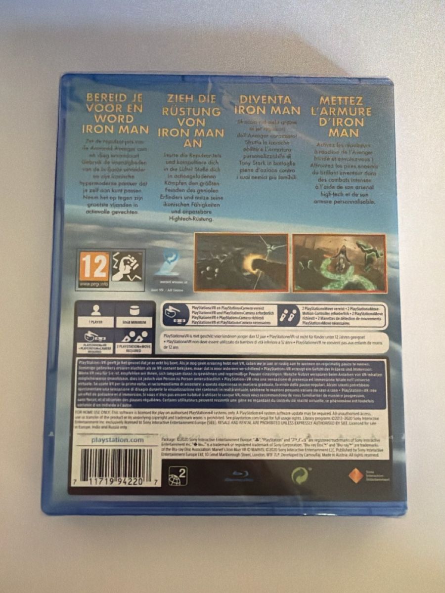 Sony Spiele: PS4 Spiel Marvel Iron Man VR neu versiegelt – Neu und originalverpackt aus Hendschiken von Jamie2006 1
