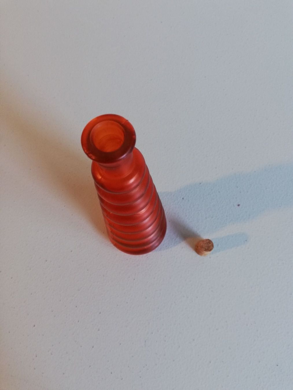 Flaconi: DEKO Flasche mit Zapfen Gerillt Orange – Usato da Zuerich venduto da lichti 6
