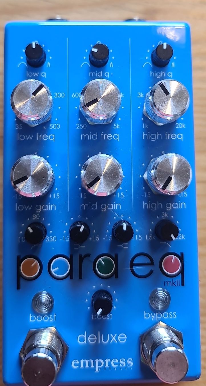 Equalizzatori: Empress ParaEq Deluxe blue analoger Equalizer – Usato da Lentigny venduto da Eljir