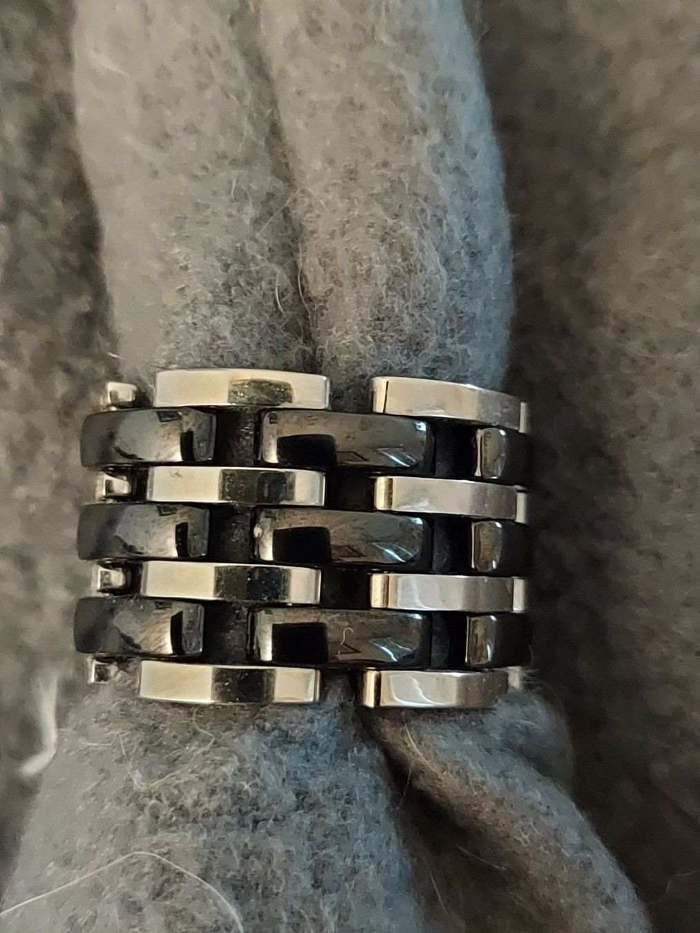 Anelli: Edelstahl Gliederring beweglich Gr. 60mm – Nuovo (secondo la descrizione) da Allschwil venduto da nicki1803 1