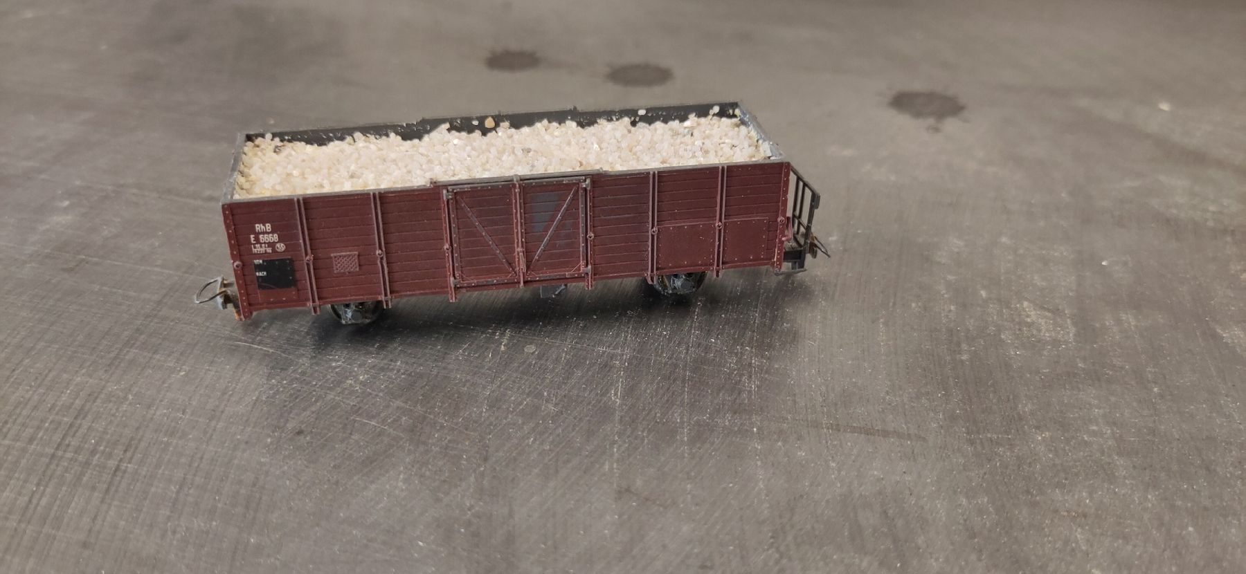 Bemo Modelleisenbahnen: Bemo HOm RhB Güterwagen Hochbord – Gebraucht aus Liebefeld von robi15blue