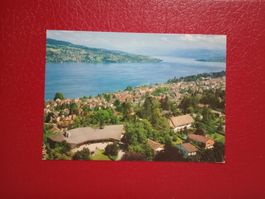 Rüschlikon Zürich Vogelschau AK Hotel Belvoir Zürichsee