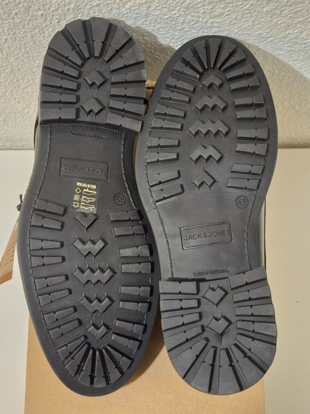Jack & Jones Chaussures hommes: Schwarze Lederschuhe – Neuf avec emballage d'origine à Zürich par New_username 3