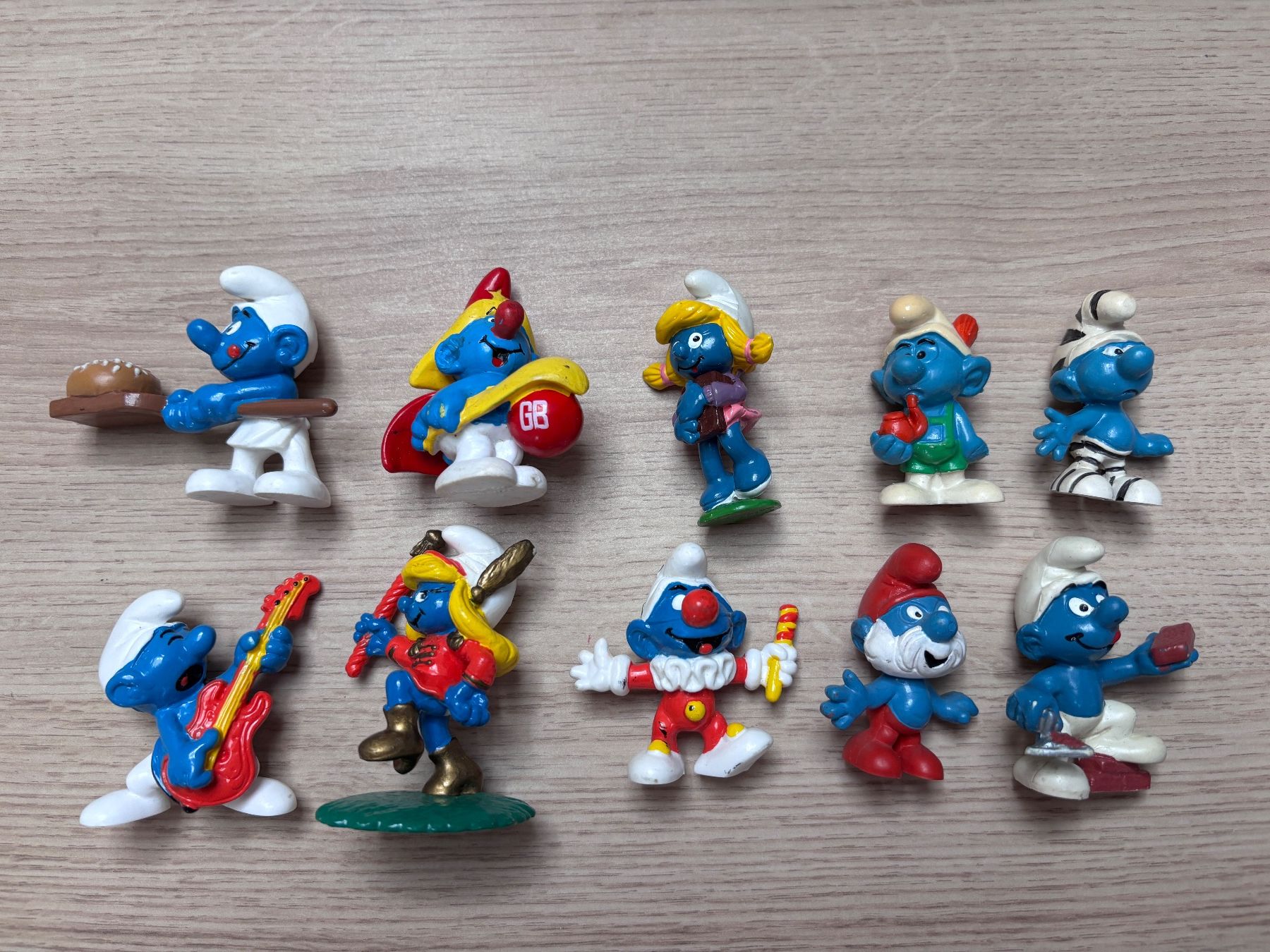 Schleich Figuren: 10 Schlümpfe - Set 2 – Gebraucht aus Lyss von Duckszone