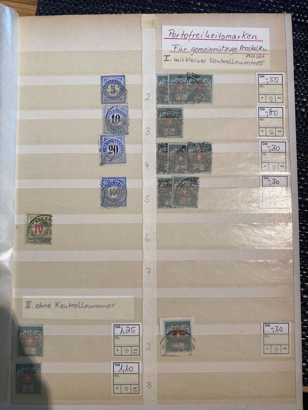 Alle Briefmarken: Alte Schweizer Briefmarken Lot Sammlung Wertziffern – Gebraucht aus Wil SG von Chefsugus