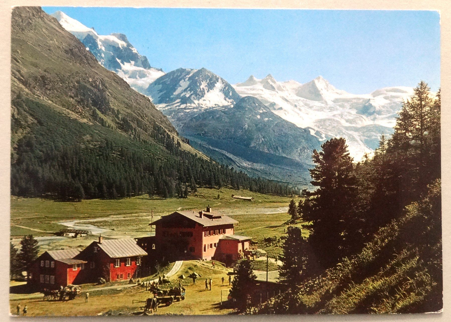 Cartoline postali: Hotel-Rest. Roseggletscher – Usato da Fétigny venduto da Billy2miny