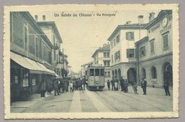 CHIASSO, *, TRAM IN PRIMO PIANO, ANIMATA