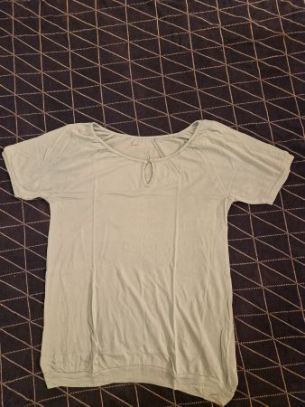 Esprit Shirt Gr. M Damen Türkis Top