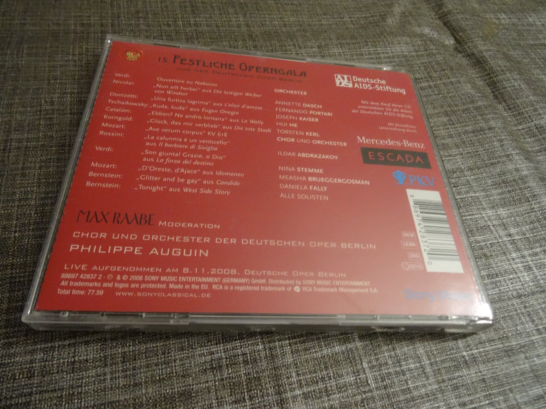 CD: Max Raabe CD - 15. Festliche Operngala – Usato da Olten venduto da Disc-Ausverkauf 1